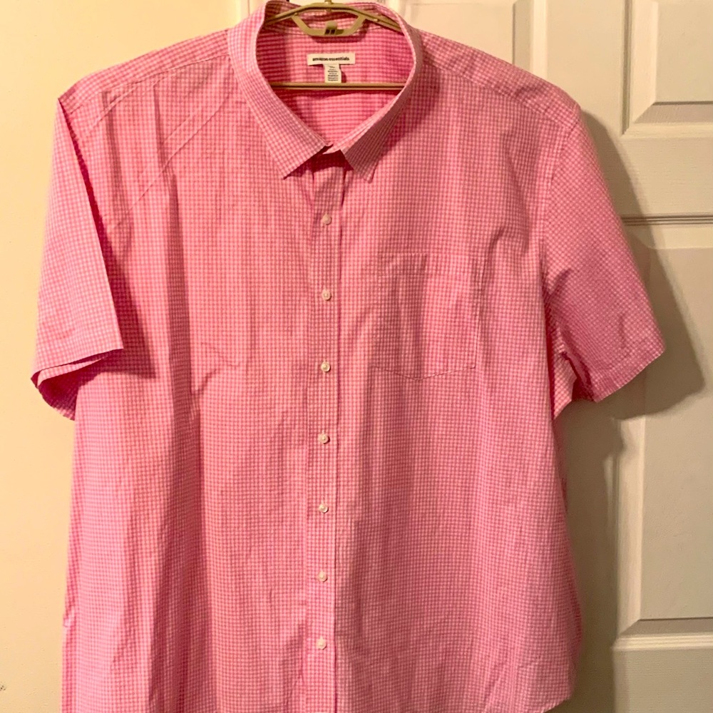 Amazon Essentials Casual Short Sleeve Shirt Big and Tall